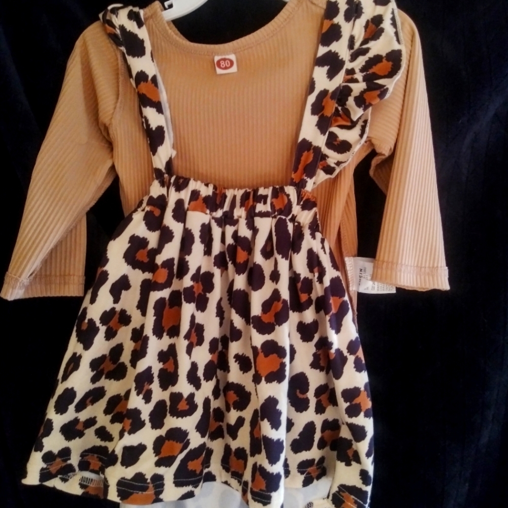 Boutique cheetah dress and undershirt